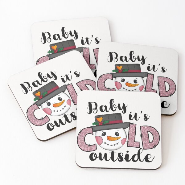 Item preview, Cold Outside Baby It's Cold Outside Snowman Merry Christmas designed and sold by MiscelChr.