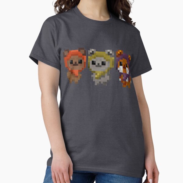 Vista previa del artículo con la obra «Ewok Pixel Art», diseñado y vendido por Eag2000.
