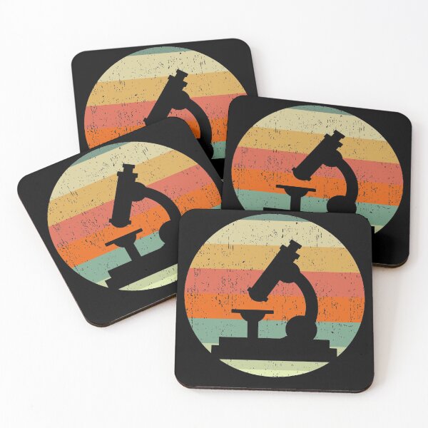 Item preview, TEXTURED RETRO SUNSET MICROSCOPE SCIENCE designed and sold by Hippiesole.