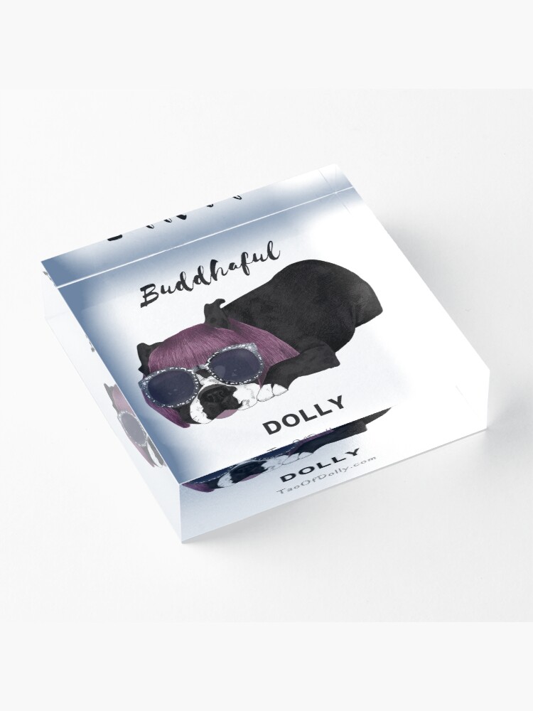 Alternate view of Buddhaful Dolly Acrylic Block