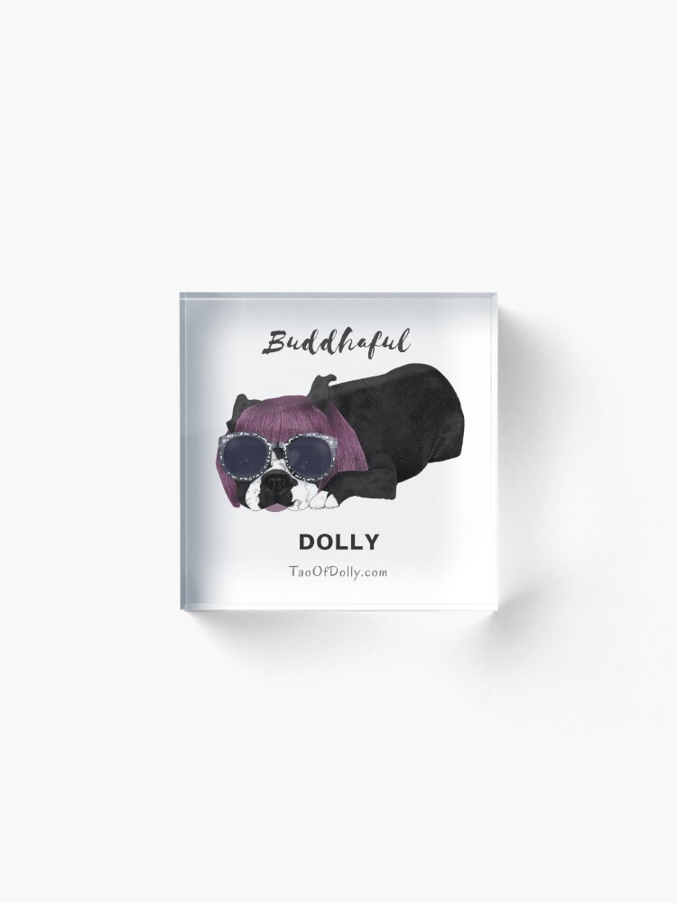 Alternate view of Buddhaful Dolly Acrylic Block