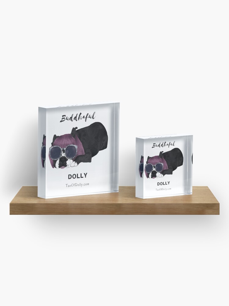 Alternate view of Buddhaful Dolly Acrylic Block