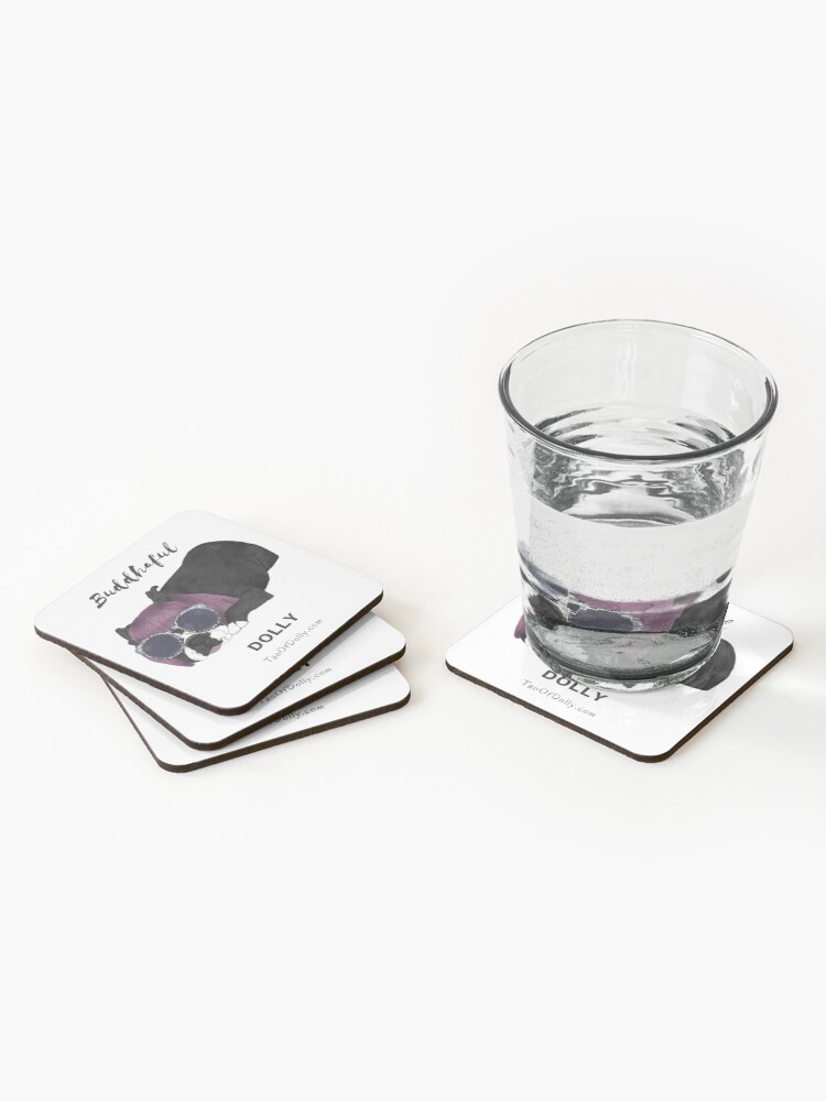 Alternate view of Buddhaful Dolly Coasters (Set of 4)