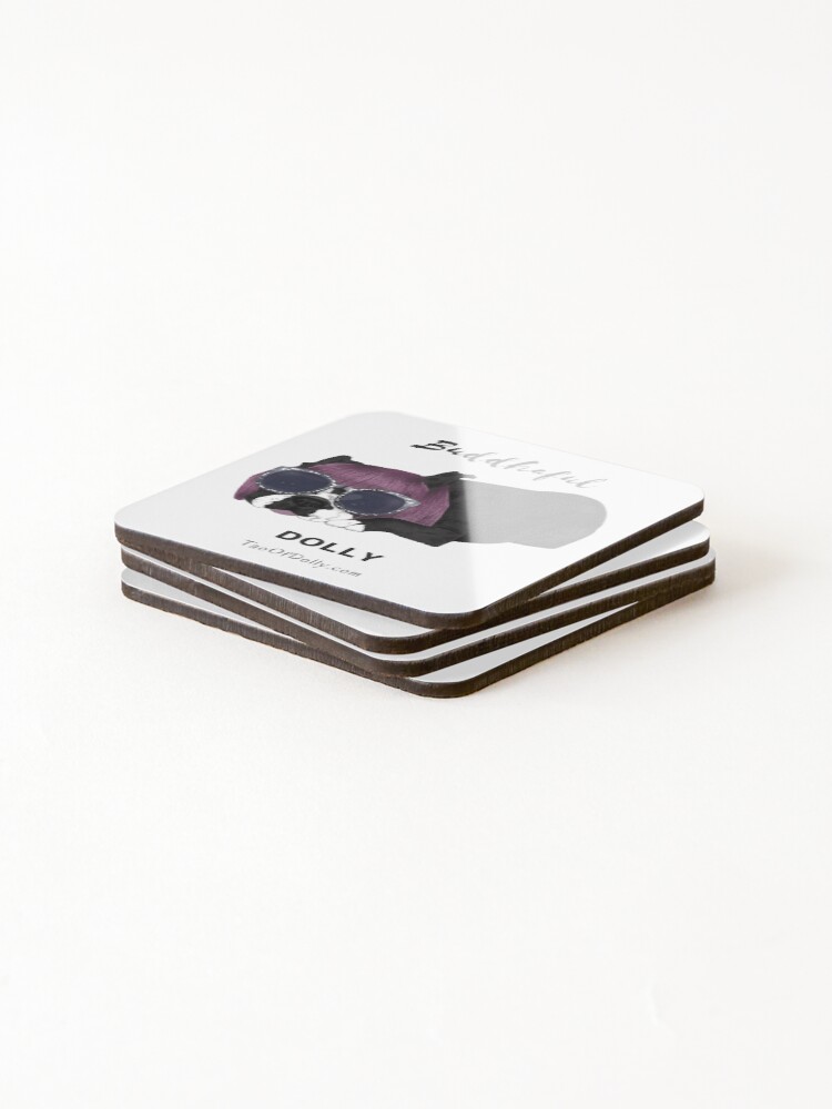 Alternate view of Buddhaful Dolly Coasters (Set of 4)