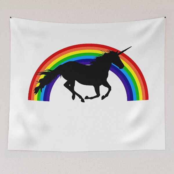 Item preview, Unicorn and Rainbow designed and sold by Crystalsgraphix.