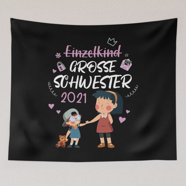 Item preview, Only child big sister 2021 little brother designed and sold by maddinstgt.