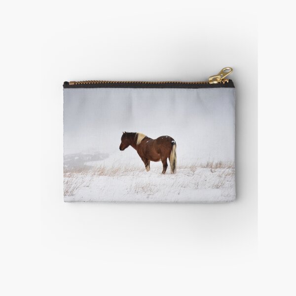 Item preview, Icelandic horse in the snow II designed and sold by elisainiceland.