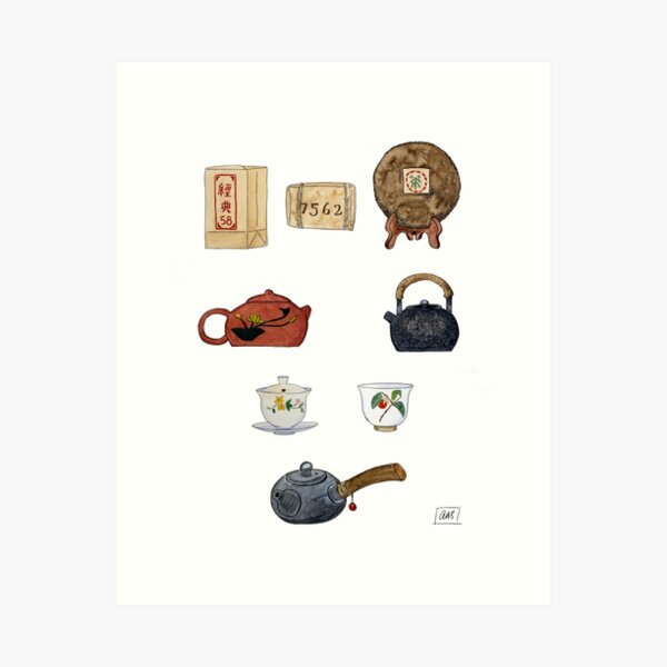 "Tea Time" print Art Print