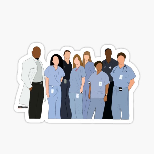 Greys Cast Stickers Redbubble