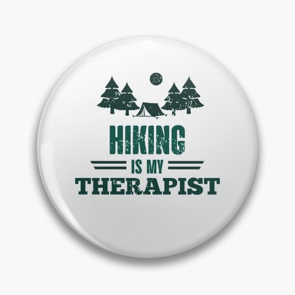Item preview, Hiking is my Therapist designed and sold by SerenaChoe.