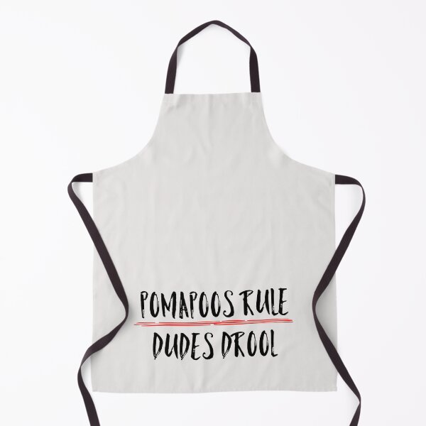Item preview, Pomapoos Rule Dudes Drool Funny Quote designed and sold by AMSonArt.