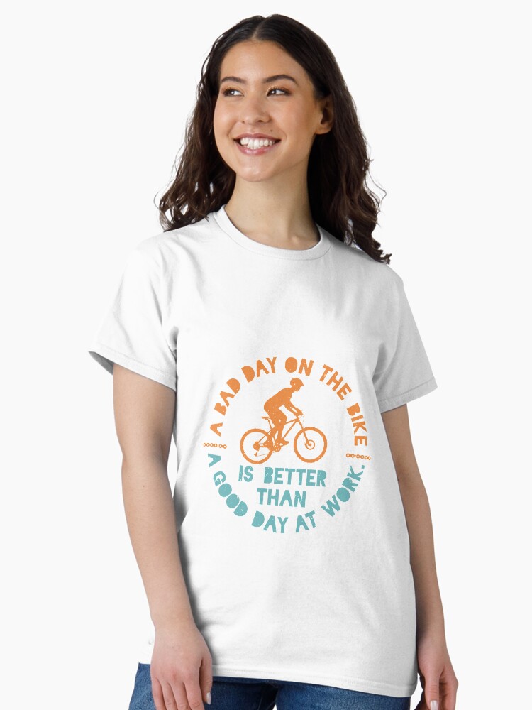 Thumbnail 1 of 7, Classic T-Shirt, A bad day on the bike ... designed and sold by Fry67.