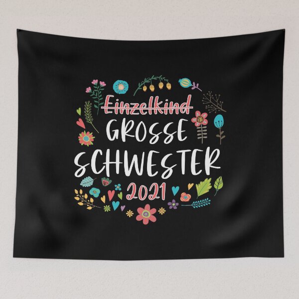 Item preview, Only child big sister 2021 cute colorful flowers designed and sold by maddinstgt.