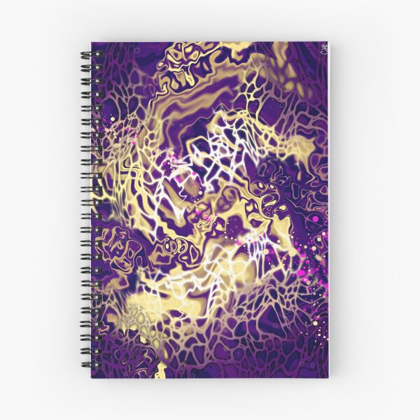 Item preview, Northern Star, digital fluid pour with cells designed and sold by MayGreenAbgrall.