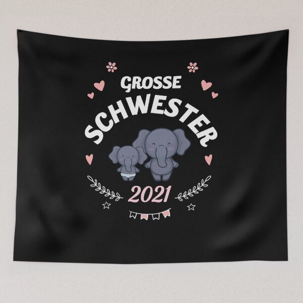 Item preview, Siblings Big Sister 2021 cute elephant designed and sold by maddinstgt.