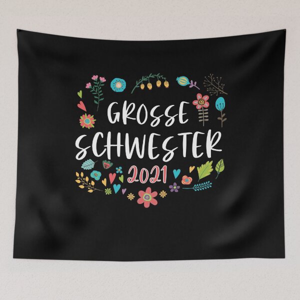 Item preview, Little Sister Big Sister 2021 colorful flowers designed and sold by maddinstgt.
