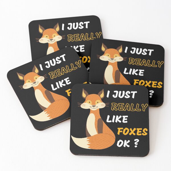Item preview, I Just Really Like Foxes Ok ? designed and sold by BahiaStyle.