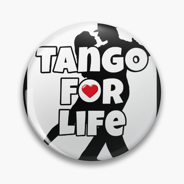 Item preview, Dancers Tango for Life Black and White Artwork with Heart designed and sold by infinitetango.