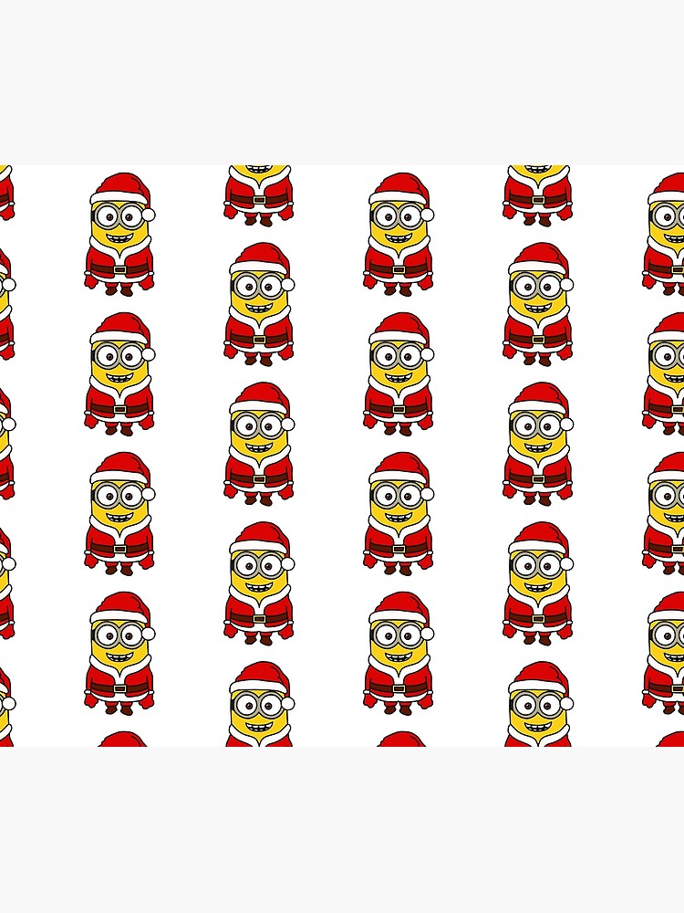 Thumbnail 5 of 5, Shower Curtain, Santa Minion designed and sold by nataliewilsom.