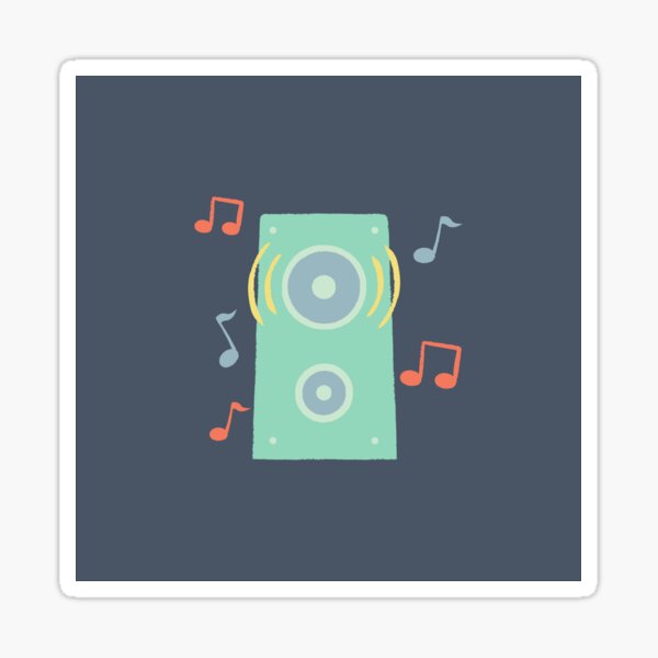 Happy Dj vibe design Sticker