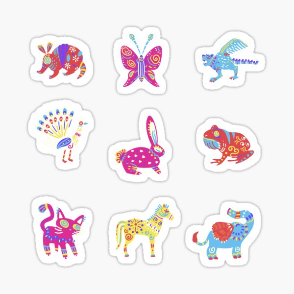 Item preview, Colorful Abstract Animal Pattern designed and sold by infleims.