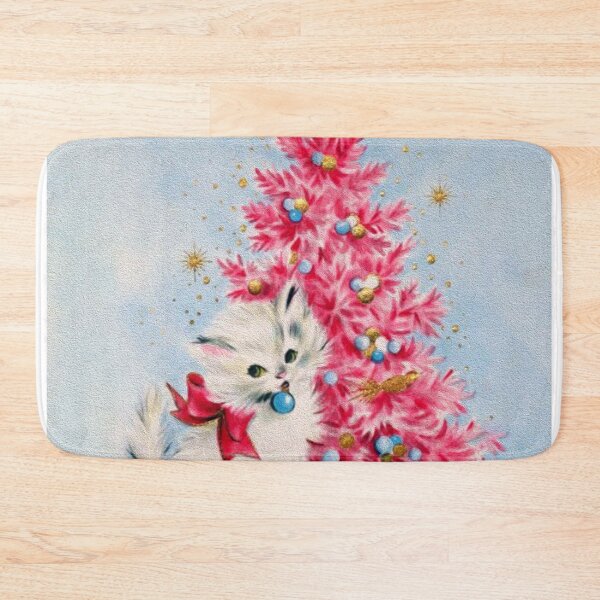 Item preview, Retro Christmas, Vintage Christmas Kitten designed and sold by DigitalEffects.