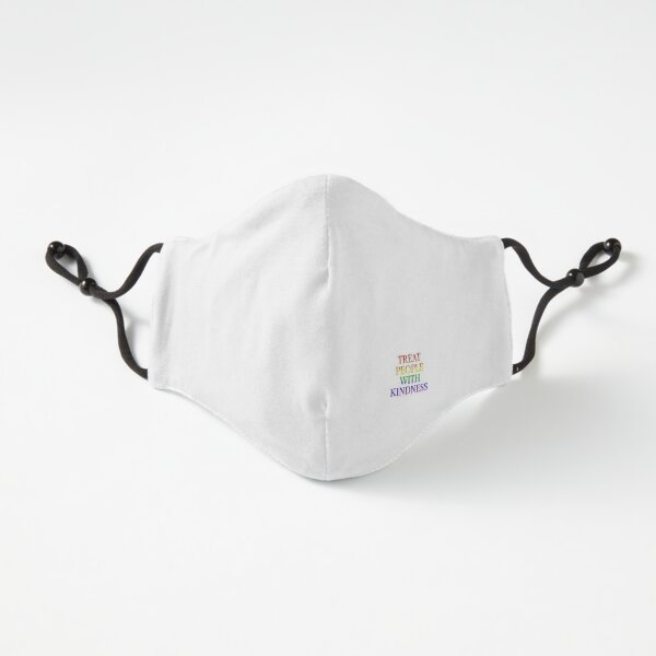 Treat people with kindness raimbow written Fitted 3-Layer