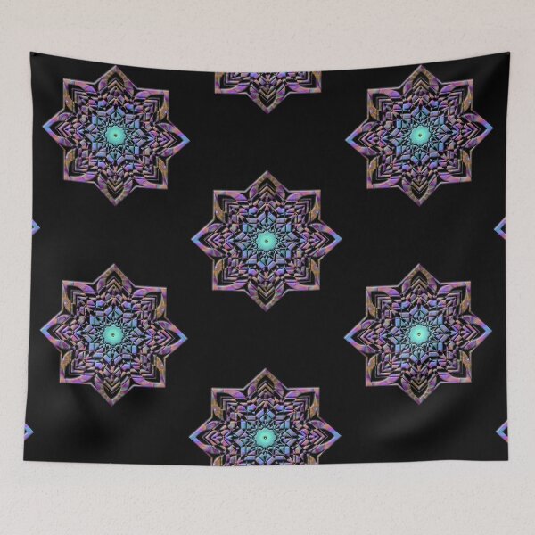 Item preview, Rainbow Coloured Spiritual Mandala Star designed and sold by TigsArts.