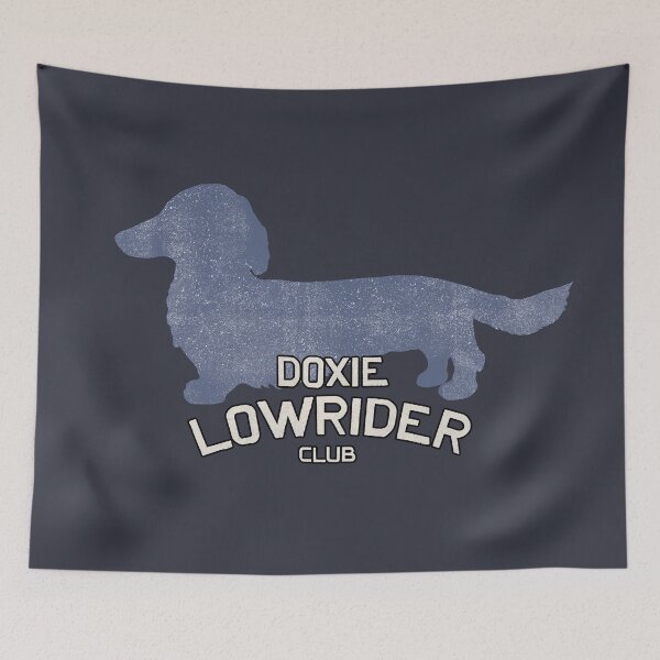 Item preview, Doxie Lowriders - Dachshund Club designed and sold by Alli Well.