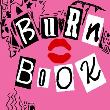 Burn Book Sticker for Sale by art-by-maddie