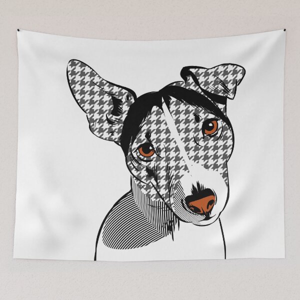 Item preview, Jack Russell Pied-de-poule designed and sold by CoDa-Illustr.