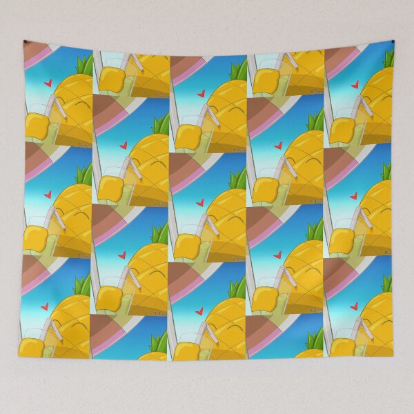 Item preview, Pineapple Drinking designed and sold by HoroBunny.