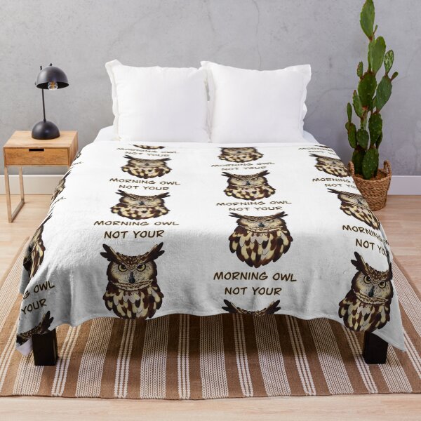 Item preview, Not Your Morning Owl Graphic designed and sold by Earthen-Angel.