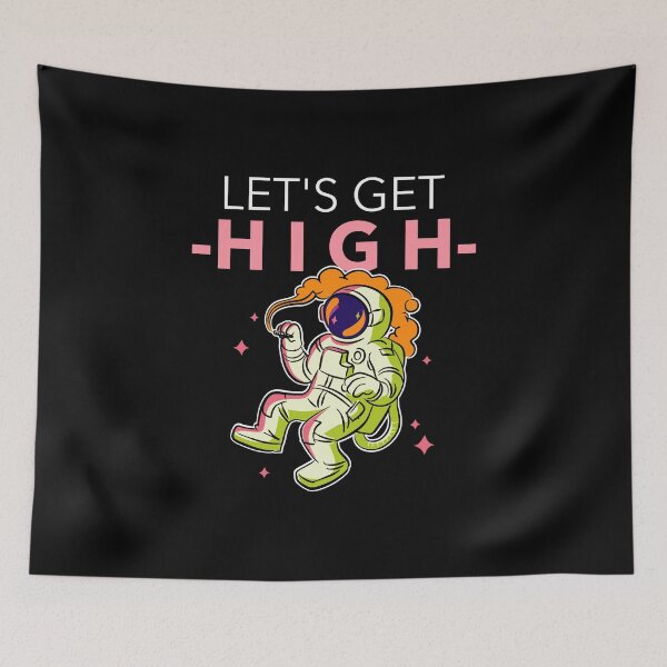 Item preview, Let's Get High Funny Astronaut Gift Idea designed and sold by Christof  Hall.
