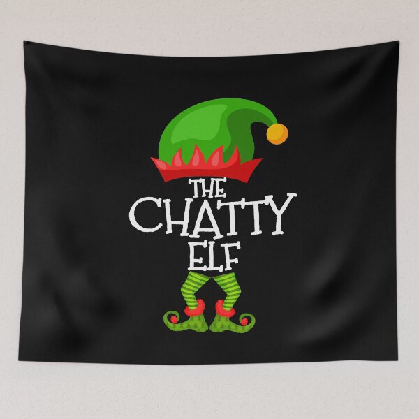 Item preview, The Chatty Elf, Funny Family Matching Group Christmas Gift designed and sold by aronia.