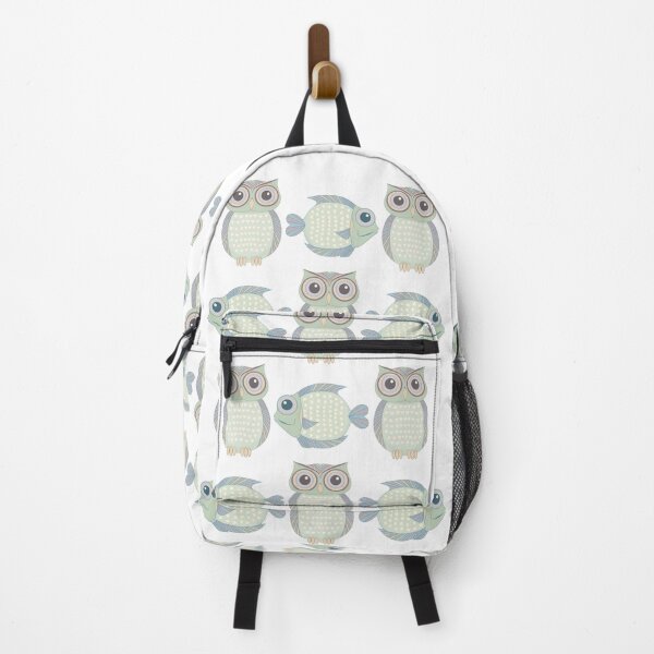 Item preview, Owls & Fish designed and sold by Jean Gregory Evans.