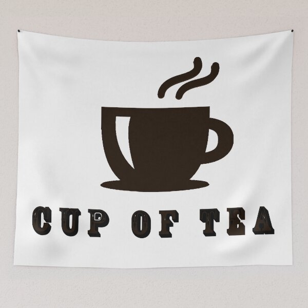 Item preview, Tea towel with a tea cup designed and sold by ishako online.