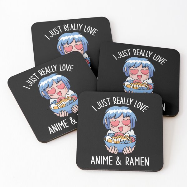 Item preview, I Just Really Love Anime And Ramen designed and sold by OnepixArt.