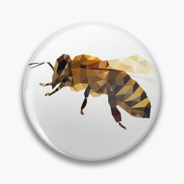 Item preview, Bee polygon geometric shapes designed and sold by E1evant.