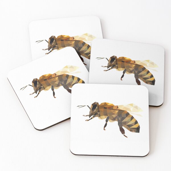 Item preview, Bee polygon geometric shapes designed and sold by E1evant.