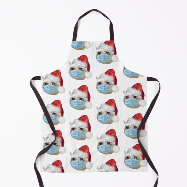 Item preview, christmas social distancing meme cat with a mask 4 designed and sold by promisesarelies.