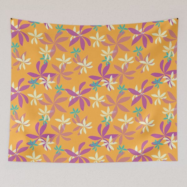 Item preview, Pinwheel flowers on Orange designed and sold by Meg M Studio.