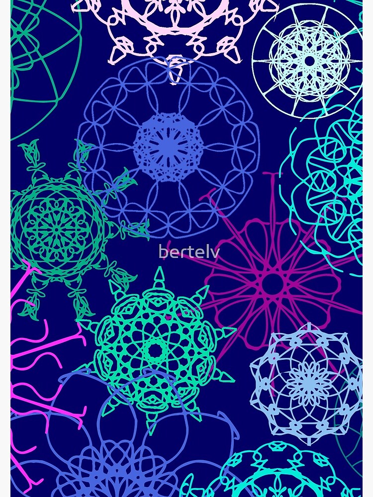 Imagen 3 de 3, Cuaderno de espiral con la obra Geometría de colores, diseñada y vendida por bertelv.
