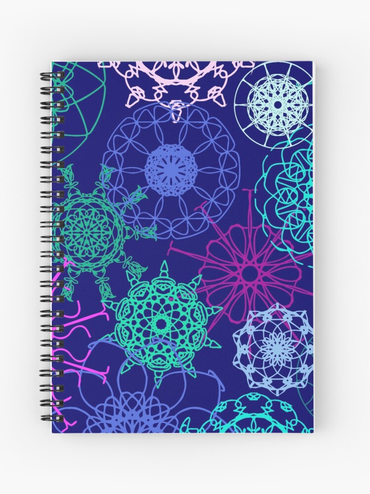 Imagen 1 de 3, Cuaderno de espiral con la obra Geometría de colores, diseñada y vendida por bertelv.