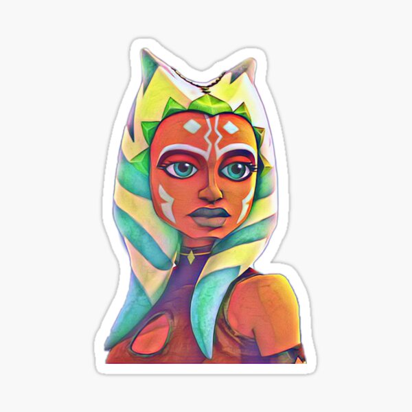 Clone Wars Ahsoka Sticker For Sale By Lotr Fan Redbubble 0763