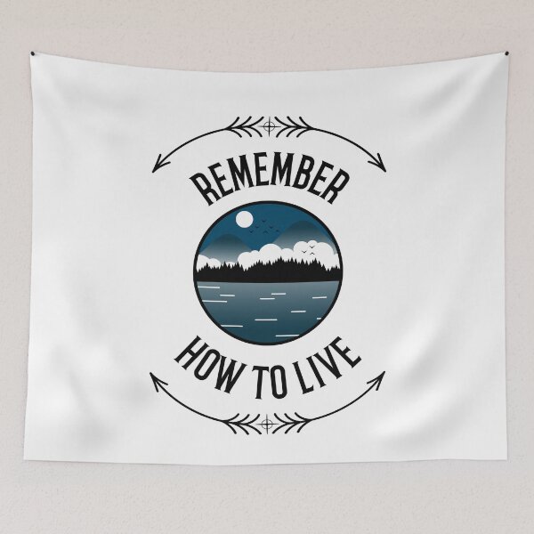 Item preview, How to Live, Remember Outdoor Weekend designed and sold by OldCamp.