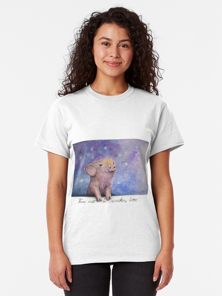 Alternate view of There Must Be Something Better Classic T-Shirt