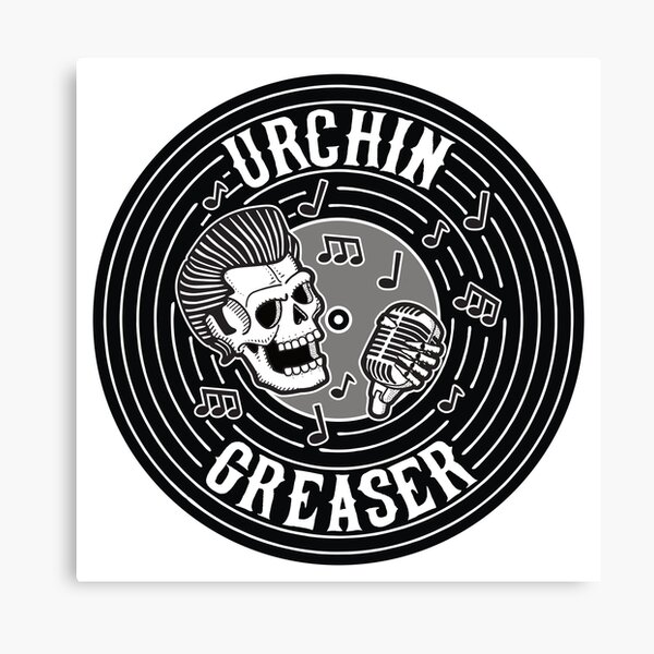 Urchin Greaser Rockabilly Vinyl Record Main Canvas Print