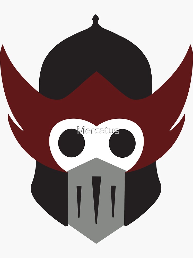 "Fire Nation Helmet " Sticker for Sale by Mercatus Redbubble