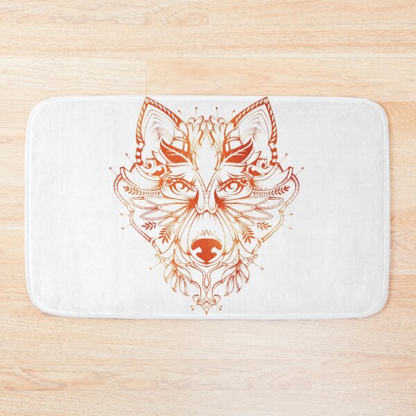 Item preview, Orange Wolf Face designed and sold by Paulele.